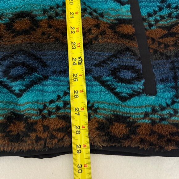 Ariat Men's Pullover Enamel Blue Serape Polar Bear Fleece Hood Size Large NWT - Picture 11 of 11